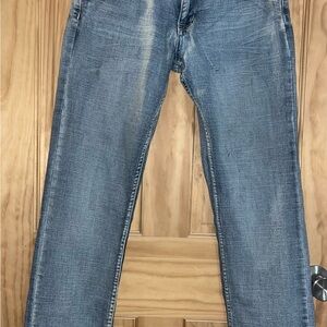 Urban Outfitters Men's Slim Straight Light Blue Jeans
